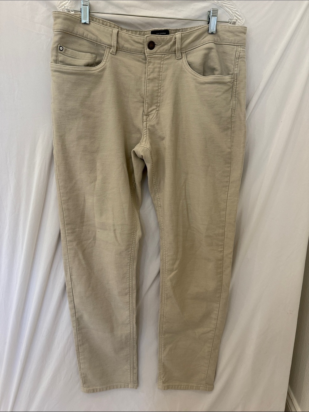 Ben Sherman Slim Fit Stretch Pants 34x32 Sand Khaki